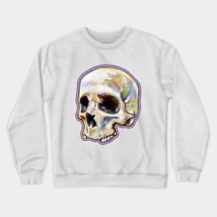 Dark Academia Skulls and Shrooms Pattern By Robert Phelps Crewneck Sweatshirt